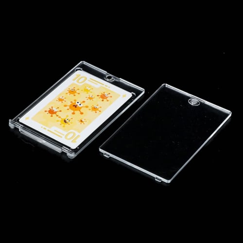 35PT-180PT Hard Trading Card Case with UV Protection for Sports, Baseball, and Car Cards