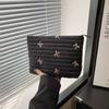 Multi-functional Bow Cosmetic Bag Embroidery Sanitary Napkin Storage Bag Sweet Toiletry Bag  Women
