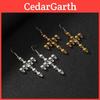 Boucles d'oreilles Squelette Croix Gothiques Pour Femmes Avec Design Alliage Vintage Été 2023