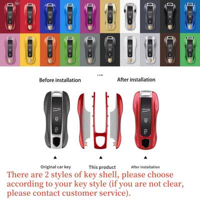 ABSremote Control Smart Car Key Boxed Jewelry Is Suitable for Key Box Cayman Boxster 9A971 Panamera Macan 718 Taycan 911