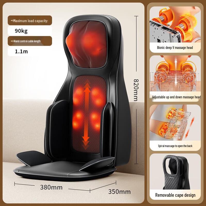 Chigo Automatic Full-Body Kneading Massage Cushion CN Plug (adapter Included)