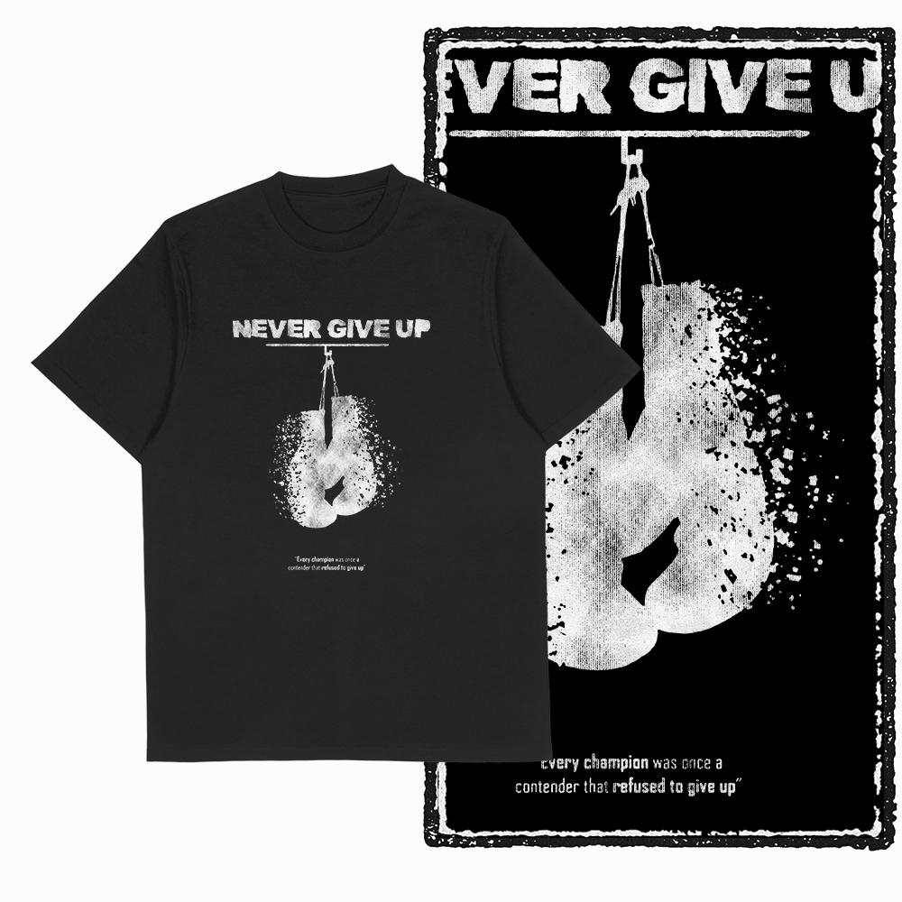 

Coolmind YJ003 Exclusive Graphic High quality100% Cotton Unisex T-shirt Big size Loose fit BOXING printed men tshirt cool tee 4XL