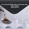 WTEMPO Cat and Dog Eating Bowls Pet Eating Basins Household Pet Supplies Neck Protection Water Dispensers
