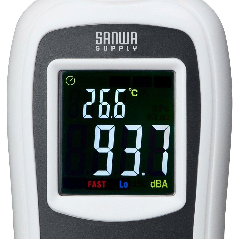 SANWA SUPPLY Digital Sound Level Meter Measure Noise and Small (Can Temperature) CHE-SD1