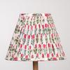 White Pink Block Print Empire Lampshade