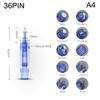 Nano 9 12 24 36 42 Pin Dr Pen N2 M5 M7 E30 Derma Pen Needle Cartridges Microneedling Machine Bayonet Replace Stamp