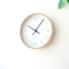 KATOMOKU plywood clock 22 Light Green Wall Continuous Second Diameter km-121LGRC Clock, Hand, 25.2cm (Radio-controlled)