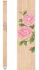 Narrow Tapestry Linen Interior Tapestry Wall Hanging "Maiden Camellia" 100% Hand-dyed