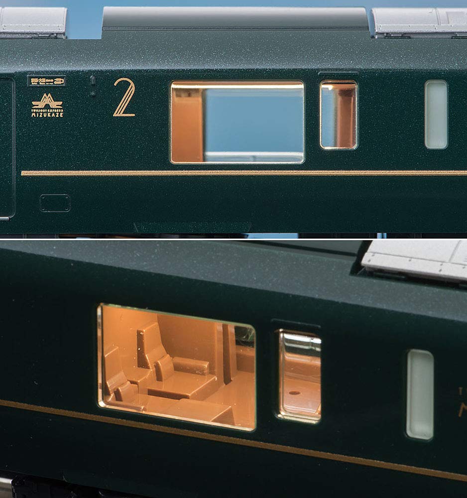 TOMIX N Gauge 87 Series TWILIGHT EXPRESS Mizukaze Additional Set 5 Cars 98332 Railway Model Diesel Car