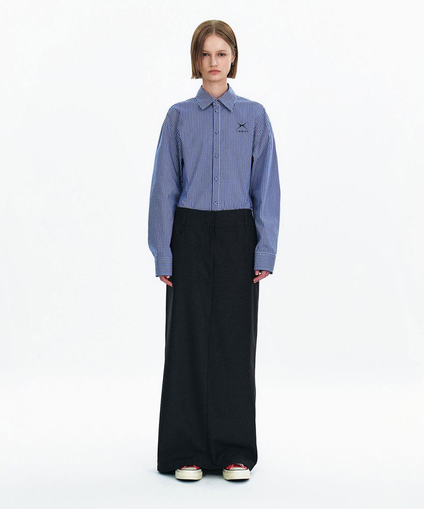 Yunse Base Long Skirt (Charcoal)