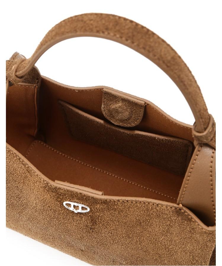 Athe Vanessabruno [Raie] Raie Brown Suede Tote And Crossbody Bag S Aaba6E521W2