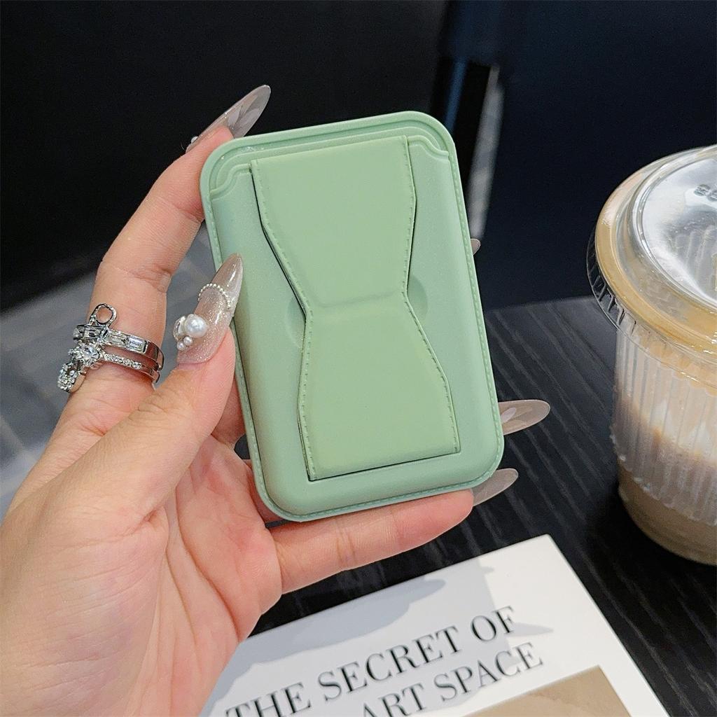 For Magsafe Wallet Holder Card Bag Magnetic Phone Kickstand Suitable for IPhone 16 15 Samsung Magnetic Phone Case Bracket Wallet