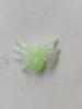 12 Black Luminous Small Halloween Prank Spiders