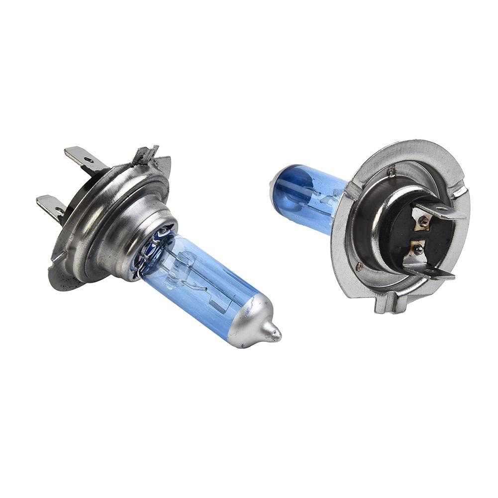 Halogen Headlights Super Bright Replacement Parts Set Auto 2Pcs White Xenon