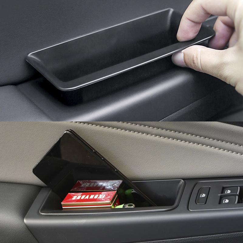 For Volkswagen VW Golf 8 Mk8 2019~2026 Car Door Armrest Storage Box Sundries Tidying Tray Multipurpose Organizer Bag Accessories