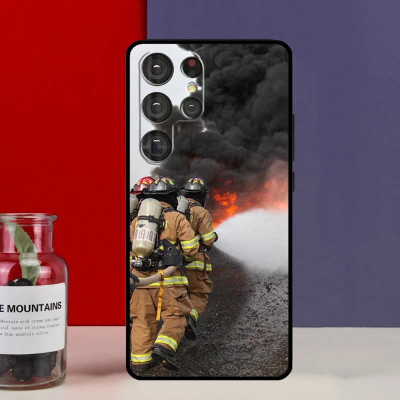 

Firefighter Fire Fireman Funda Case For Samsung Galaxy S25 Ultra S9 S10 S20 S22 Plus S21 FE S23 S24 Ultra Phone Cover Galaxy S20 FE
