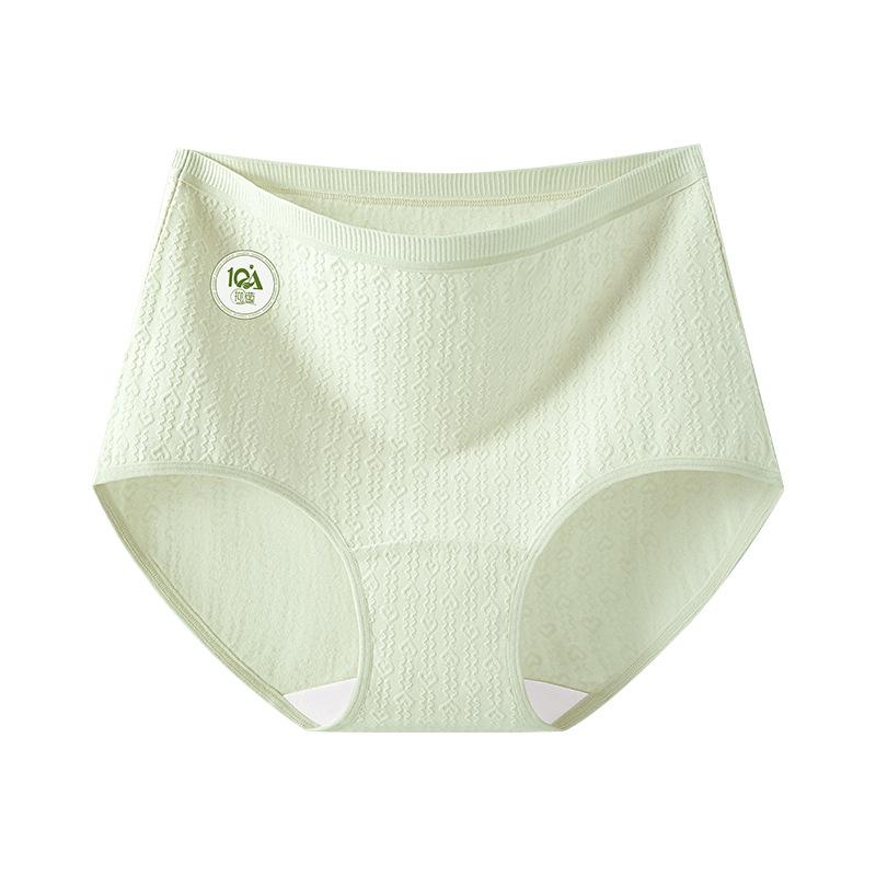Women's Spring and Autumn High Waist 10A Antibacterial Extended Crotch Underwear