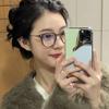 Metal Polygonal Glasses Frame New Korean Version Anti-blue Light Glasses Frame Student Flat Mirror