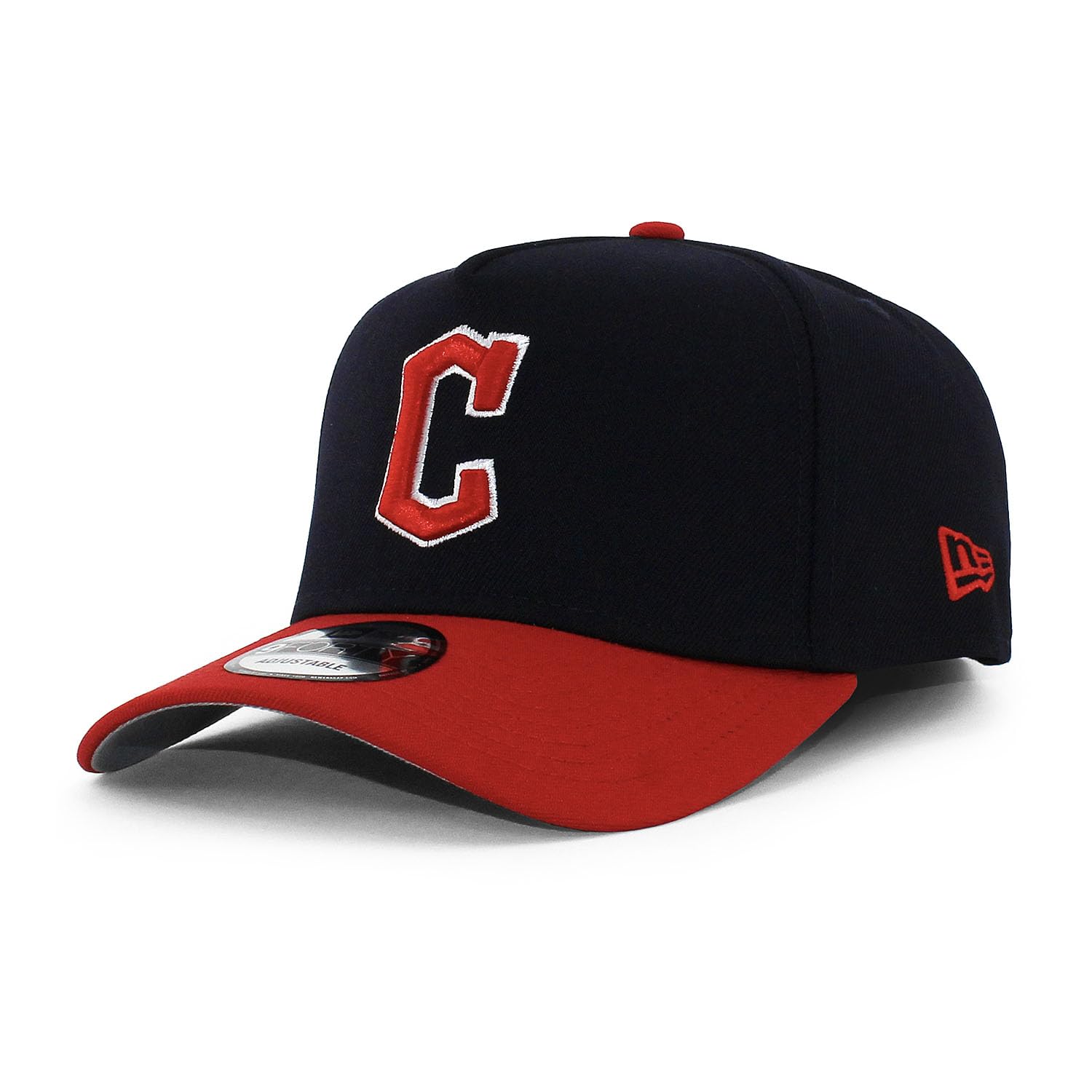 

New Era 9FORTY SNAPBACK CAP 940 MLB NFL NBA MLS Snapback One Cleveland Guardians A-FRAME A-FRAME (JP, Alphabet, Size, (Navy/Red)) [Used]