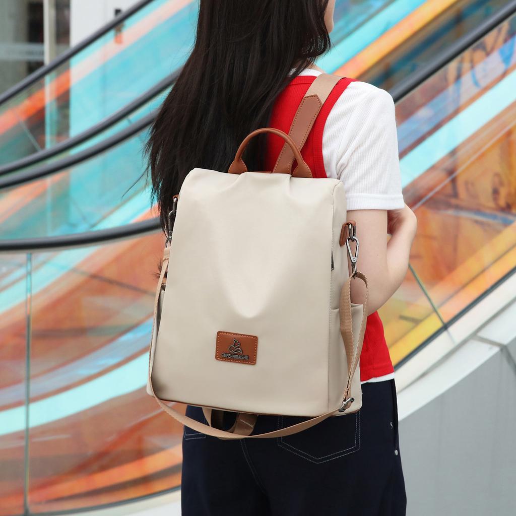 Backpack Women's 2025 New Leisure Travel Backpack Large Capacity Women's Outdoor Travel Bag School Bag