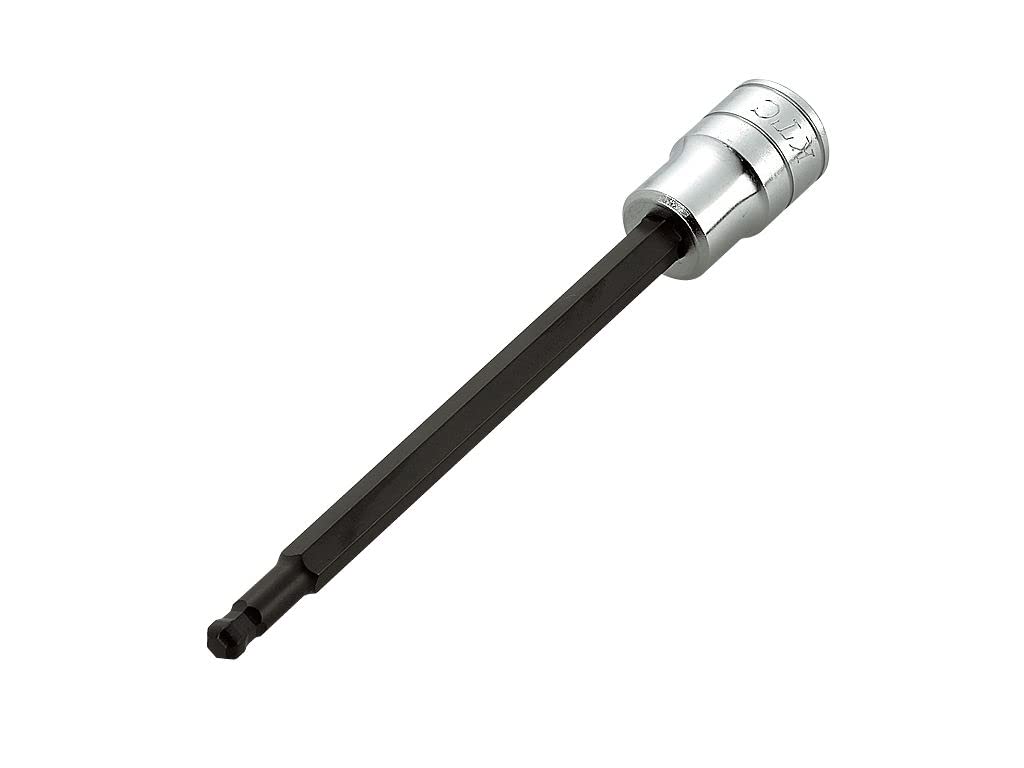 

Kyoto Tool Long Ball Point Hexagon Bit BT303BPL (KTC) 9.5mm (3/8 inch) Socket, 3mm,