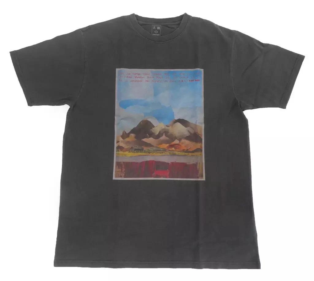 

Yorushika Taiyo Pigment Black Cotton T-T-Shirt XL Nagato Tetsuya New S