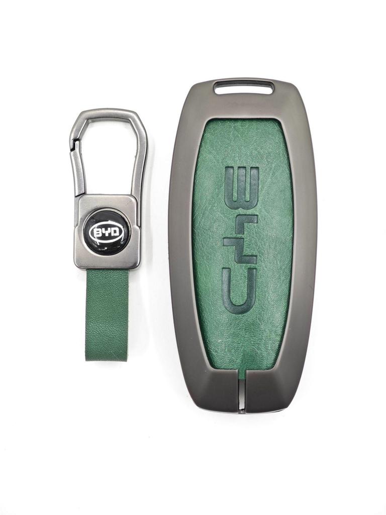 BYD Car Key Metal Protective Cover for Yuan Pro, D1, Qin Plus, E1, E2 Models