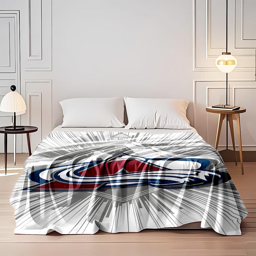 Colorado Avalanche Logo Blanket Print Blanket Soft and Cozy Perfect for the Living Room Bed Sofa or a Nap,gift