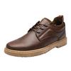 Business Shoes for Men Trend Small Leather Autumn Platform Casual New Designer Derby Shoes Male Low Top Work Men