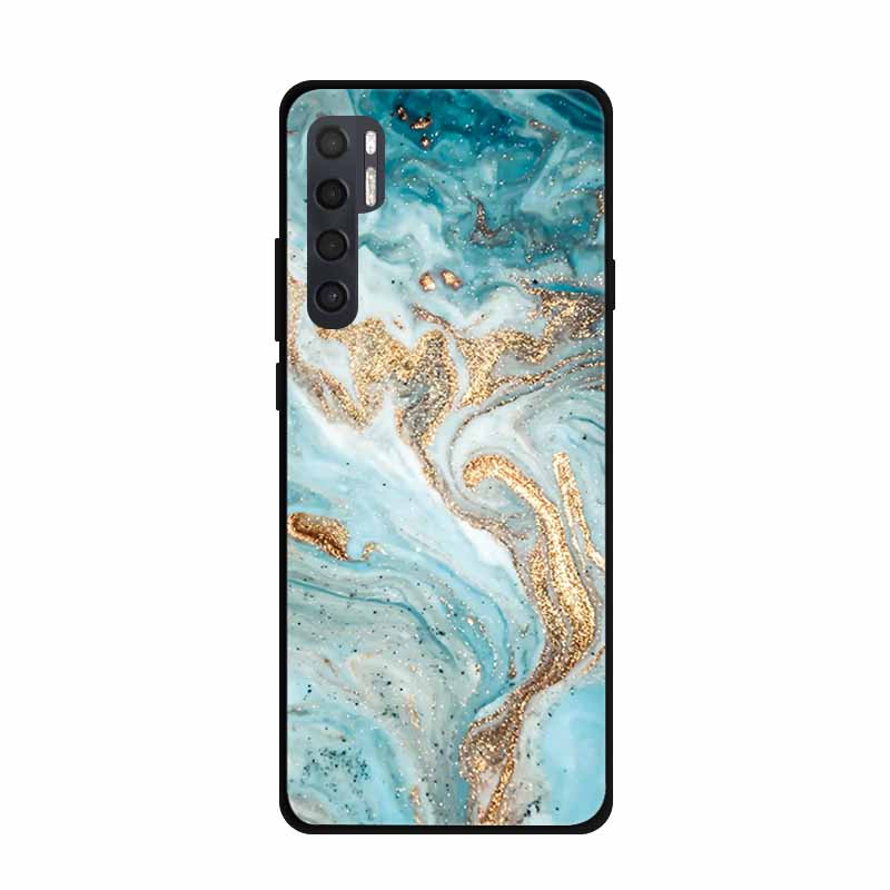 For TCL 20 Pro 5G Cases T810H 6.67" Marble Soft TPU Silicone Back Covers for TCL 20 Pro 5G TCL20Pro 20Pro Phone Cases Fundas Bag