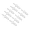 10Pcs Hose Barb Reducer Fitting PP Aquarium Pump Adapter for Silicone Tube Connection
