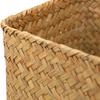 12X Seagrass Storage Basket, Multisize Handmade Rattan Shelf Baskets & Home Storage Bins Baskets For Decoration