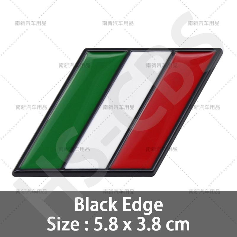 Metall Deutsch Französisch Italienisch Nationalflagge Dreifarbiges Emblem Auto Kotflügel Abzeichen Karosserie Seite Heck Kofferraum Klebeaufkleber Zubehör