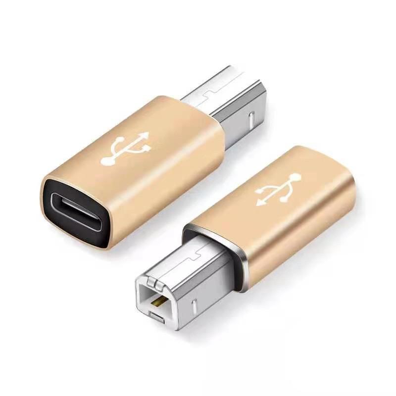 Type-C To Square USB Adapter for Electric Piano Printer Interface & MIDI Connection
