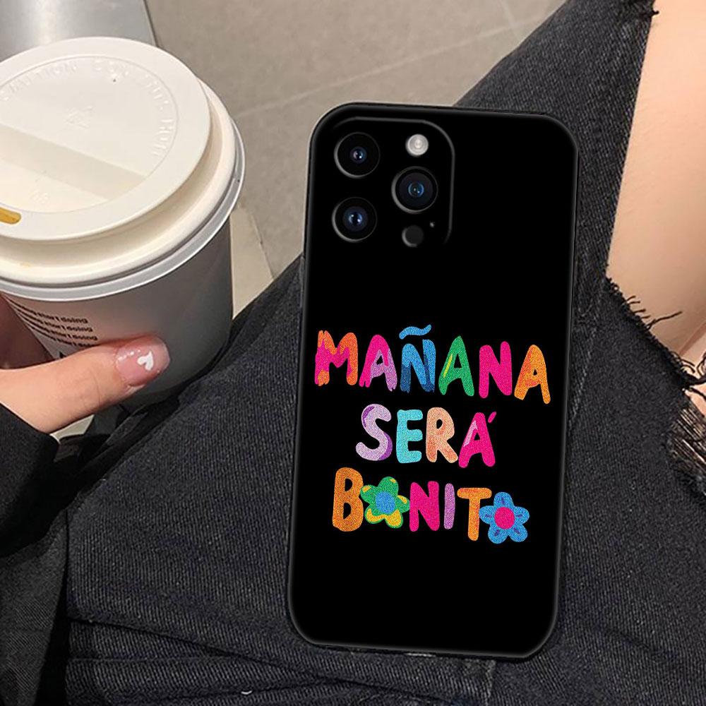 Sera B-Bonito Manana K-Karol G Coque de téléphone Cover Pour iphone Apple 17 AIR 16E 16 15 14 13 12 11 Pro XR Max 8 7 Plus Coque Shell en TPU