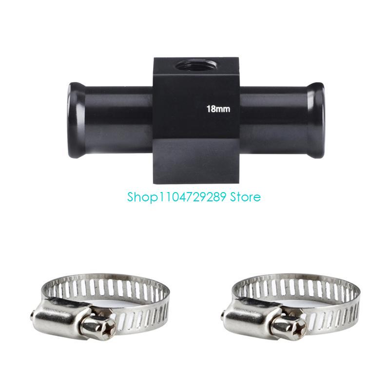 D8KE Water Temperature Meter Joint Pipe Radiator Adaptor Temp Gauge Joint
