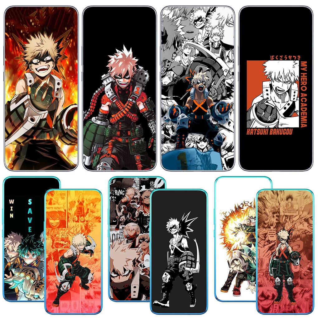 My Hero Academia Katsuki Bakugo BNHA Phone Cover for Motorola Moto Edge 40 50 Pro 30 Neo 20 Ultra One Fusion E22 E40 E30 Case