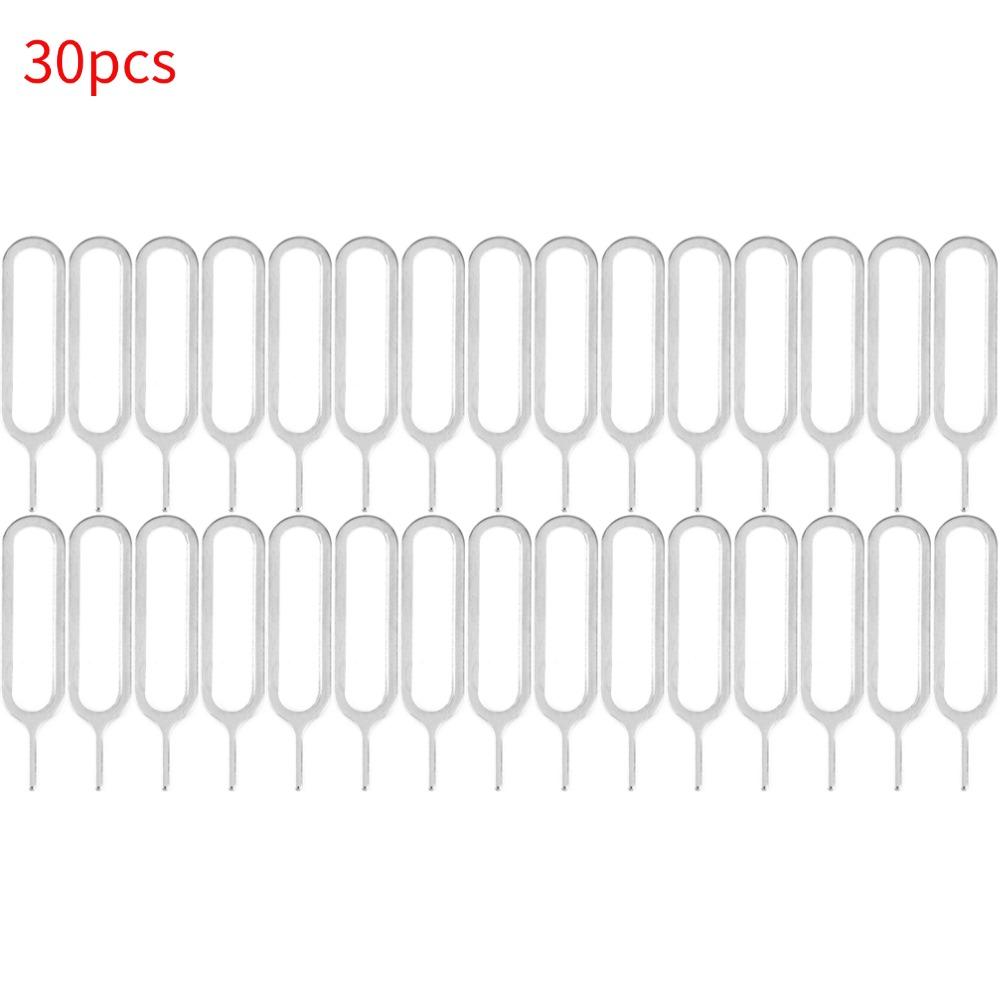 SIM Card Key Tray Eject Pin Portable Removal Tool Accessories for IPhone Samsung Xiaomi Sim Card Opener Remover Needle 1-50pcs