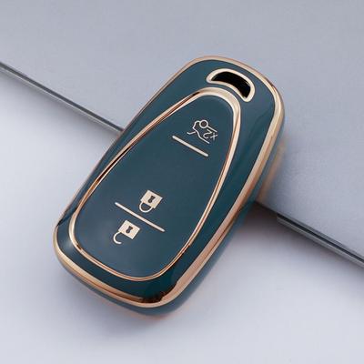 Carcasă cheie telecomandă auto cu 3 butoane TPU, pentru Chevrolet/Onix/Equino/Orlando/Spark/Sonic/Camaro/Volt/Bolt/Trax/Malibu/Blazer