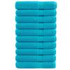 Premium Solund Towels 10 Pcs. Turquoise 100X200 Cm, 600 G/Cm²