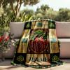 Celtic Tree Of Life Symbolism Personalized Outdoor Blanket Personalized Text Durable Comfort Perfect For Picnics Outdoor Travel And Camping Sofa