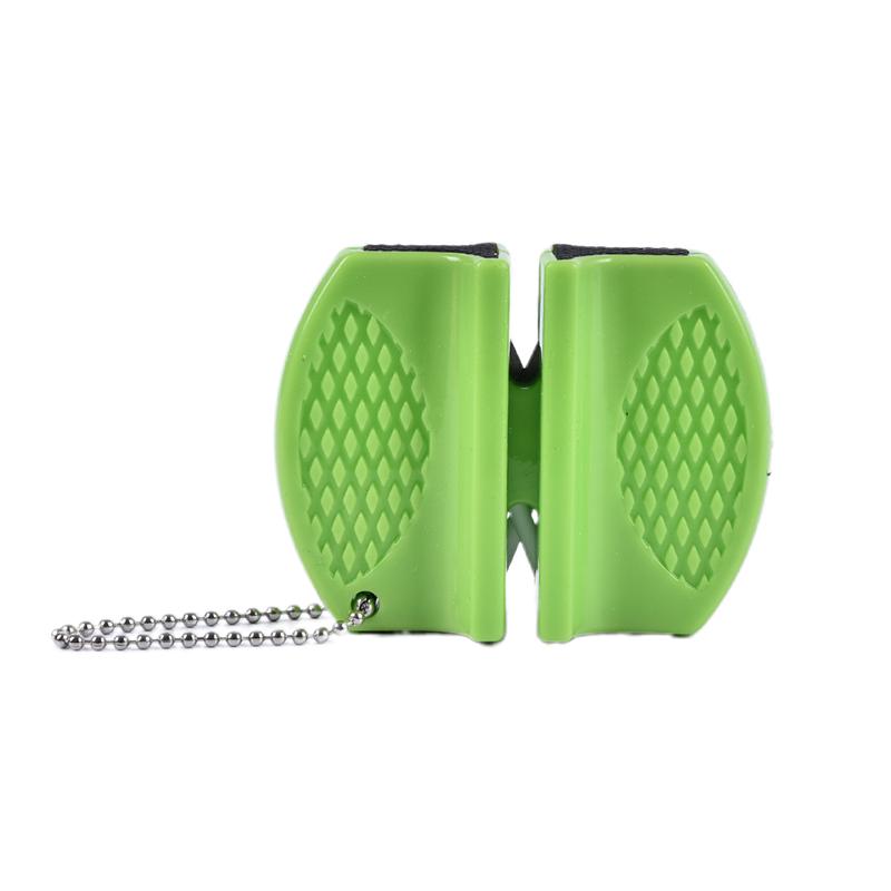 

1Pc Mini Portable Ceramic Rod Knife Sharpener Steel For Kitchen Tool Accessories зелёный