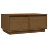 814442 vidaXL Coffee Table Honey Brown 80x50x35 Cm Solid Pine Wood