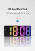 LED Large Display Bedside Alarm Clock - Simple, Stylish, Colorful Screen