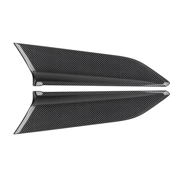 1 Pair Carbon Fiber Pattern ABS Interior Trim for Toyota Gra None