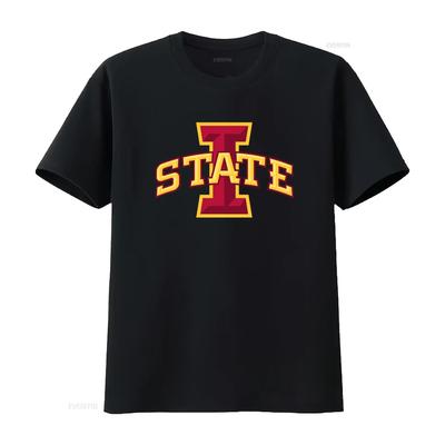 Iowa STATE Softstyle T-Shirt College Kleidung Schulgeist Fan Stilvolles Design vintage Gewaschenes Oberteil Für den Alltag Grafik