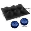 1Pc 3D Blueberry Mousse Cake Mold Blueberry Raspberry Fruit Shaped Dessert Mold Silicone Baking Mold for Chocolate Pudding Decor