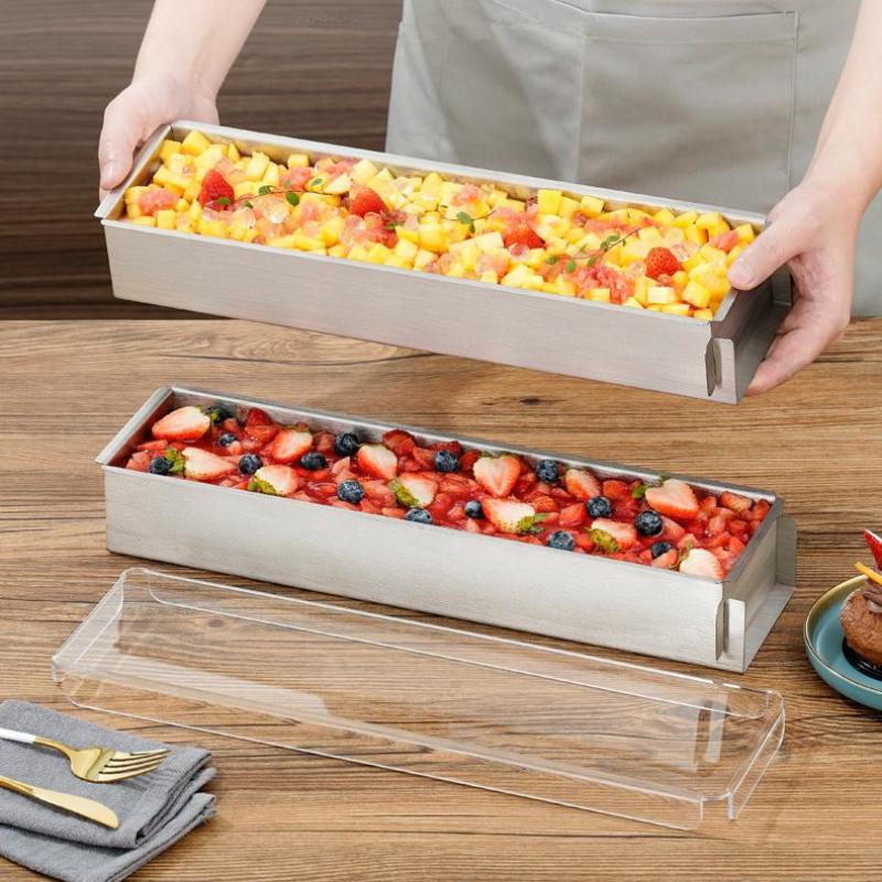 Tiramisu Muffin Pan Stainless Steel Cheesecake Pan Baking Mould Rectangle Cake Pan For Birthday Cake Cake Bread Chiffon Tiramisu