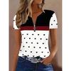 Women's Short Sleeve Printed T-Shirt Summer Top