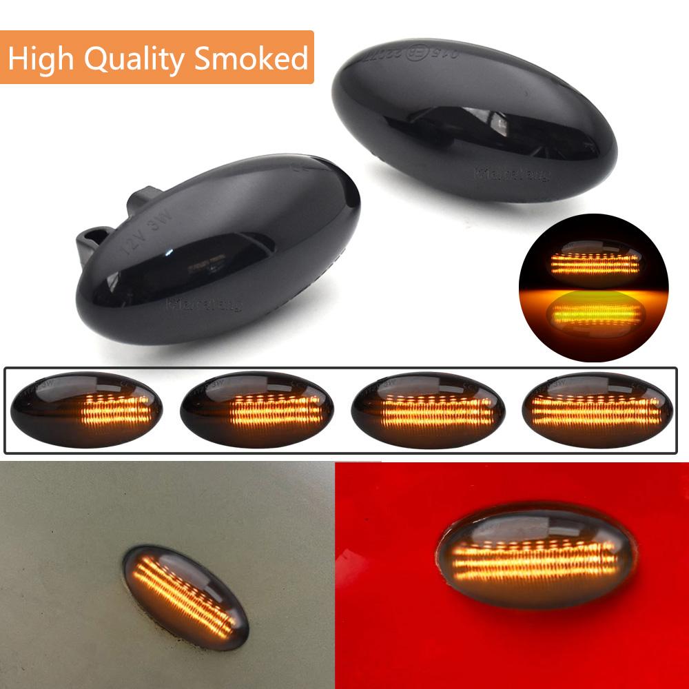 2 Pieces For Toyota Aygo Fiat Scudo Dynamic Led Turn Signal Side Marker Lights Sequential Blinker Lamps